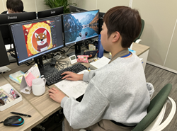 絵を描くことが得意なチャレンジドの作品を、パラリンアート才能発掘コンテストなどの絵画コンテストに応募し表彰を受けております。